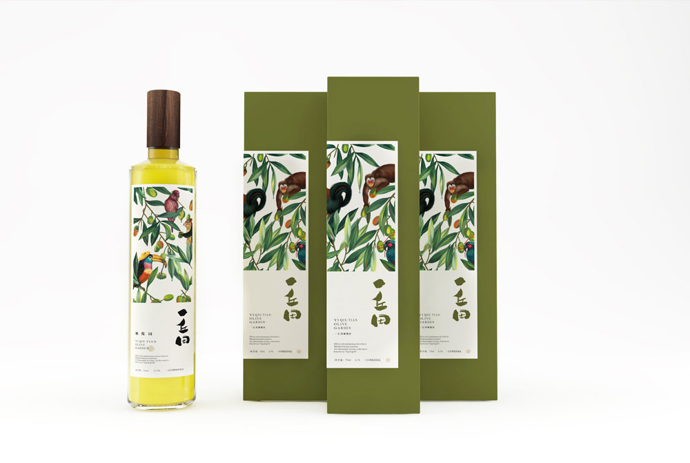 橄榄油包装一丘田橄榄油包装设计