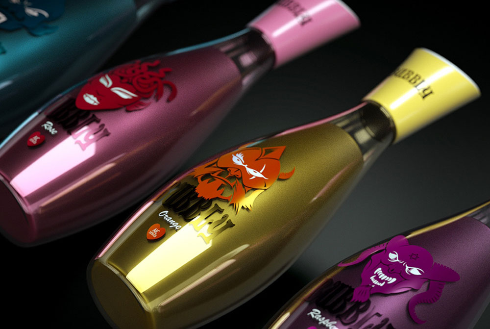 气泡预调酒包装设计