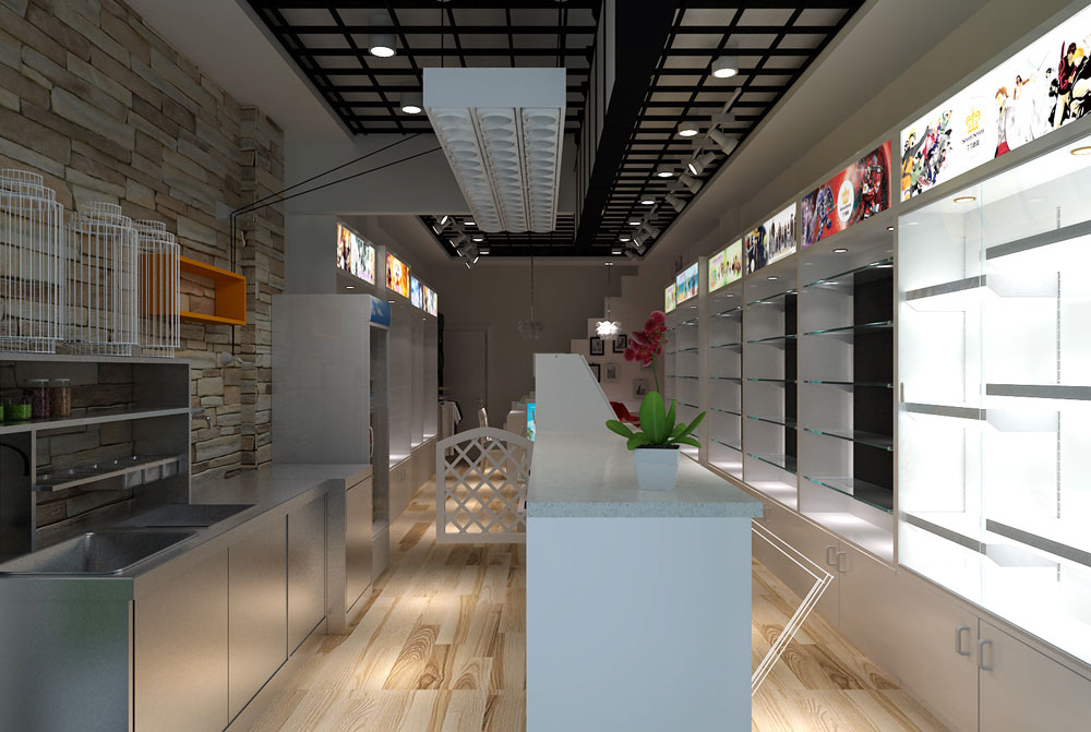 奶茶店门店设计