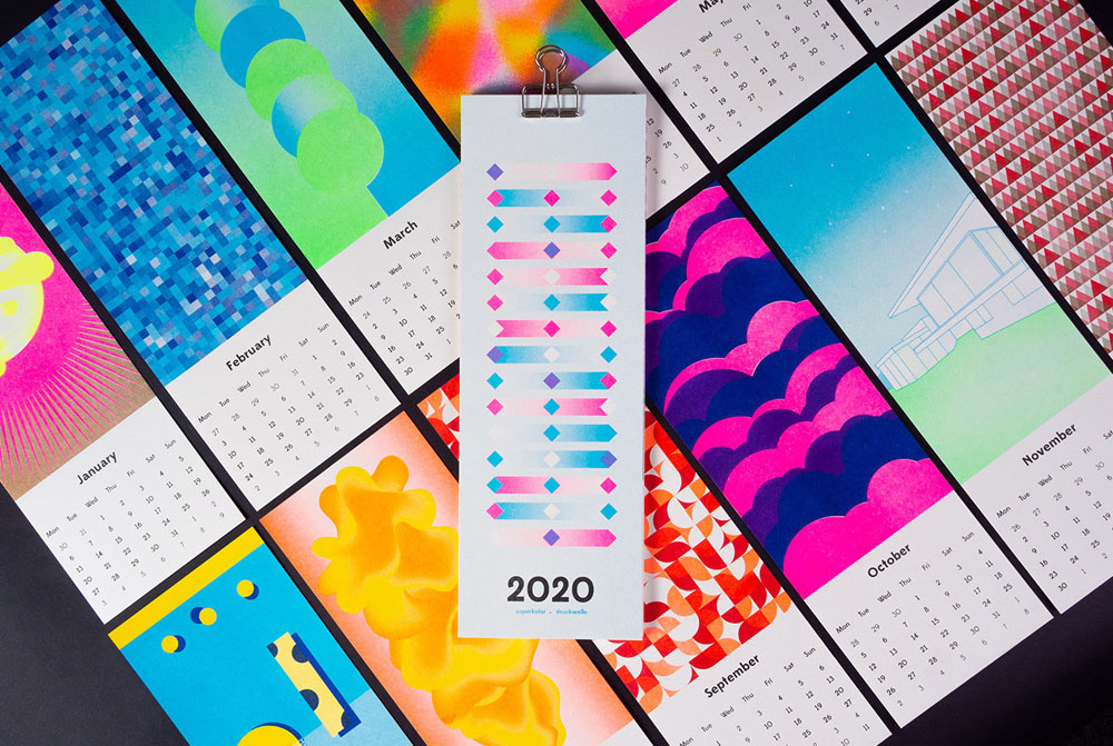 墙纸日历2020印刷