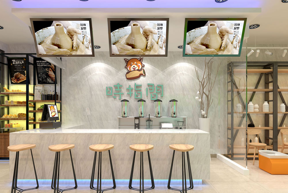 DIY陶艺馆装修动漫主题风格设计