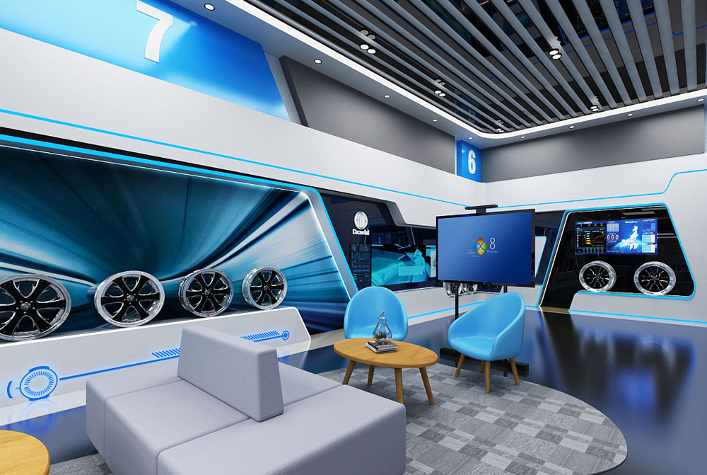 汽车轮毂科技馆设计案例