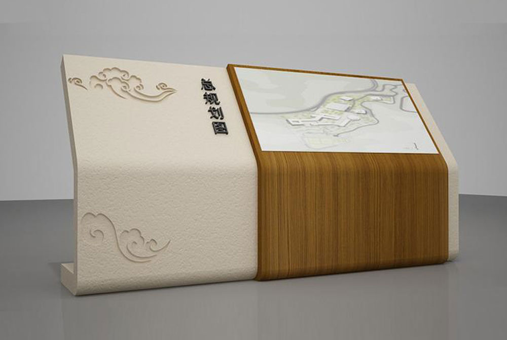 景区规划图导视牌