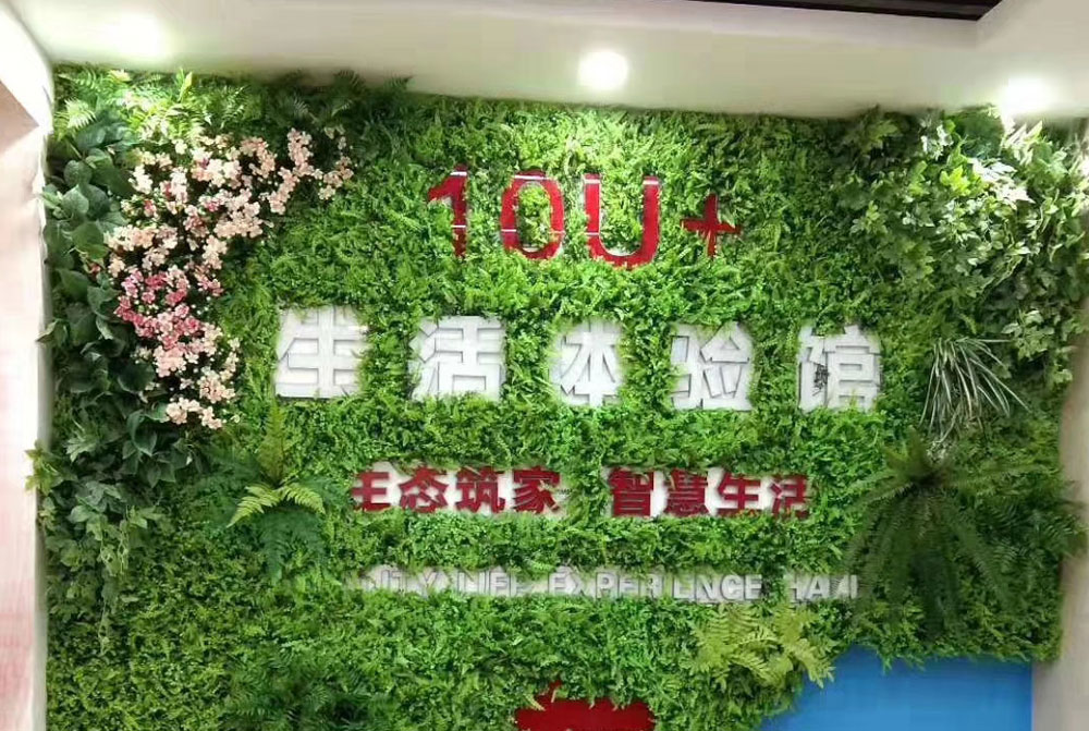 智慧家居生活馆门店背景墙设计安装